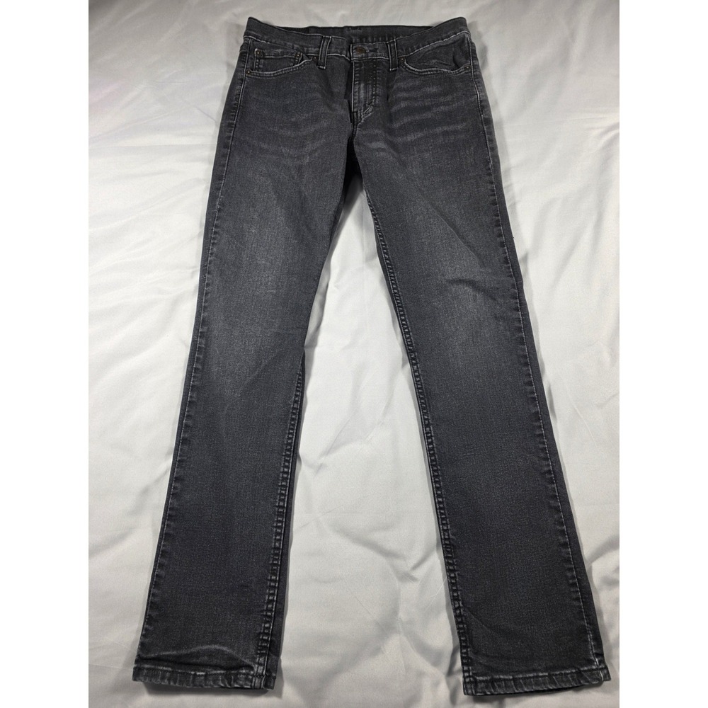 Levi's‎ 511 Slim Fit Jeans Mens 33x32 (Fits 33x31) Black Faded Denim Stretch